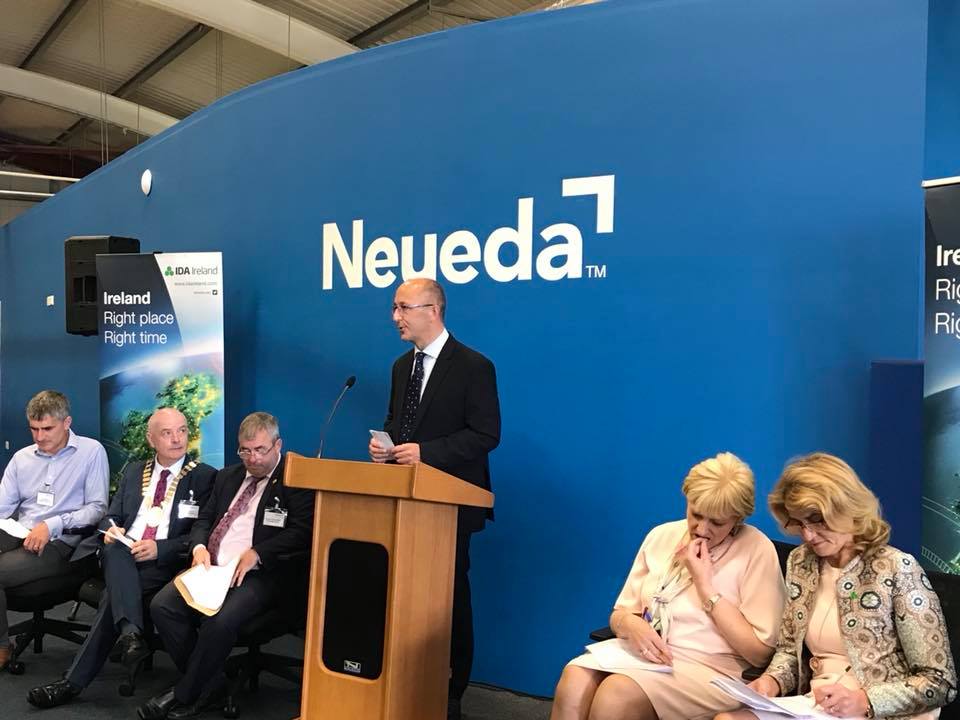 Neueda Technologies establishing a Software Engineering Hub in Athlone, creating over 200 jobs over 4 years